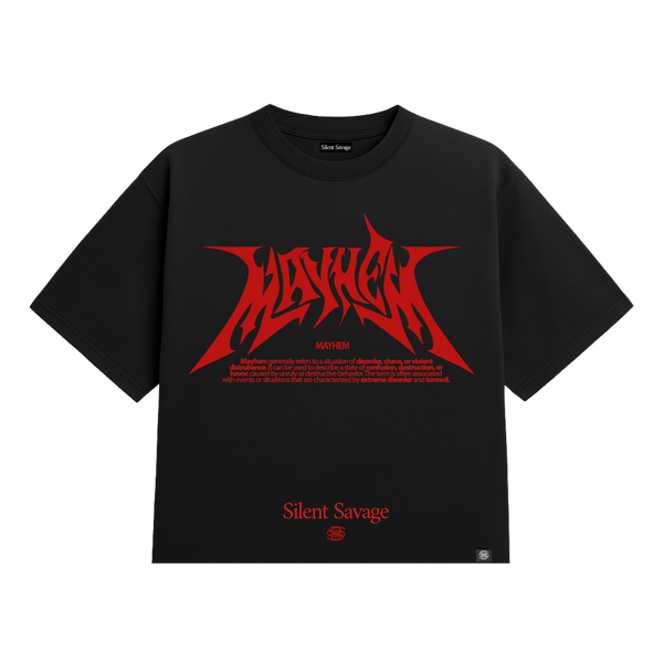 Mayhem Premium Boxy Crop T-Shirt