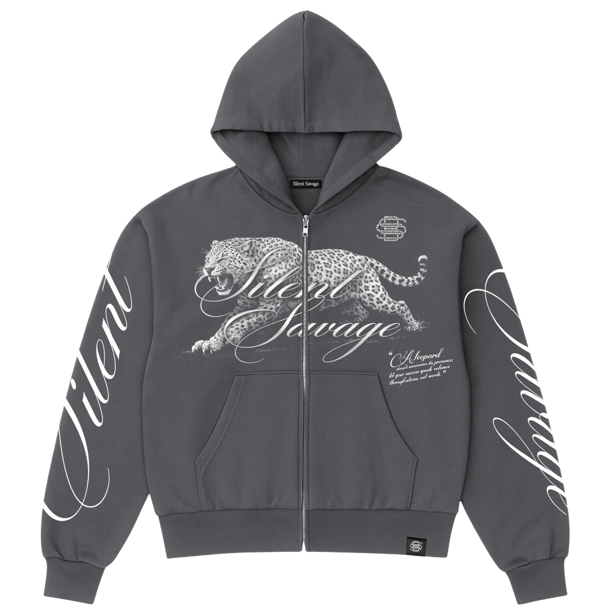 Leopard Zip Hoodie