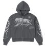 Leopard Zip Hoodie