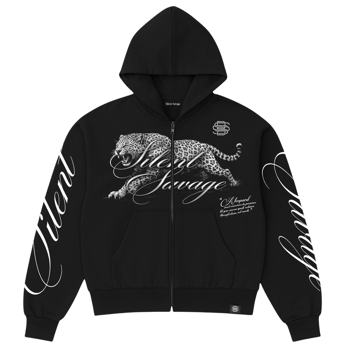 Leopard Zip Hoodie