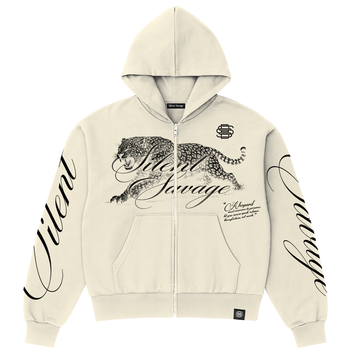 Leopard Zip Hoodie