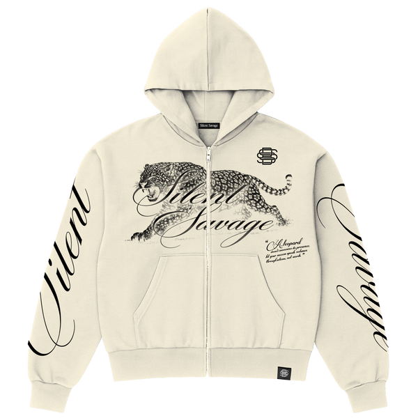 Leopard Zip Hoodie