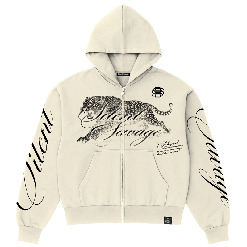 Leopard Zip Hoodie