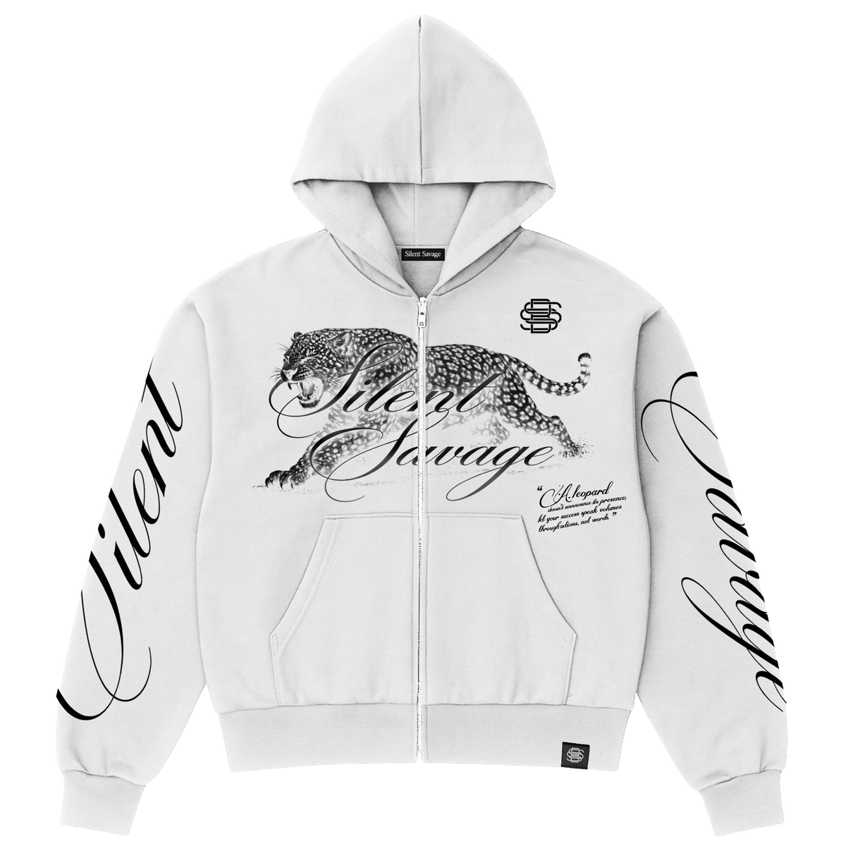 Leopard Zip Hoodie