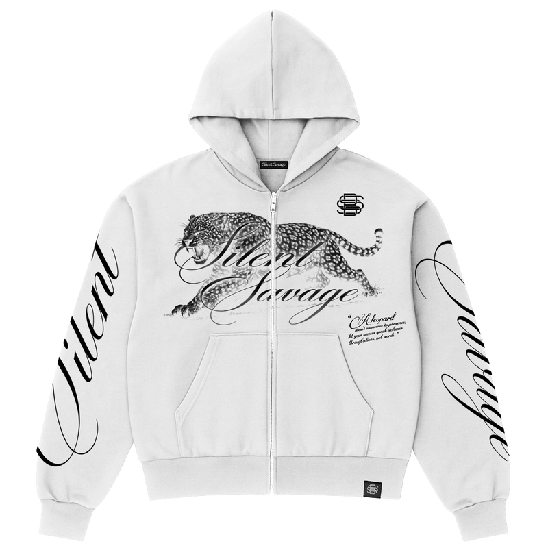 Leopard Zip Hoodie
