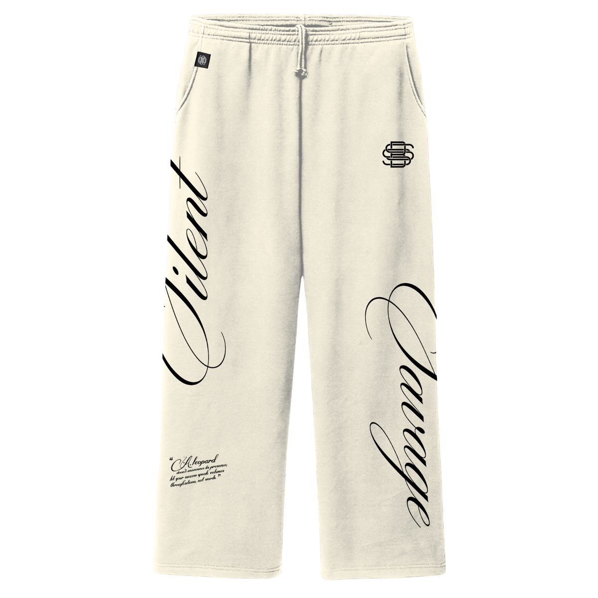 Leopard Premium Straight Leg Sweatpants