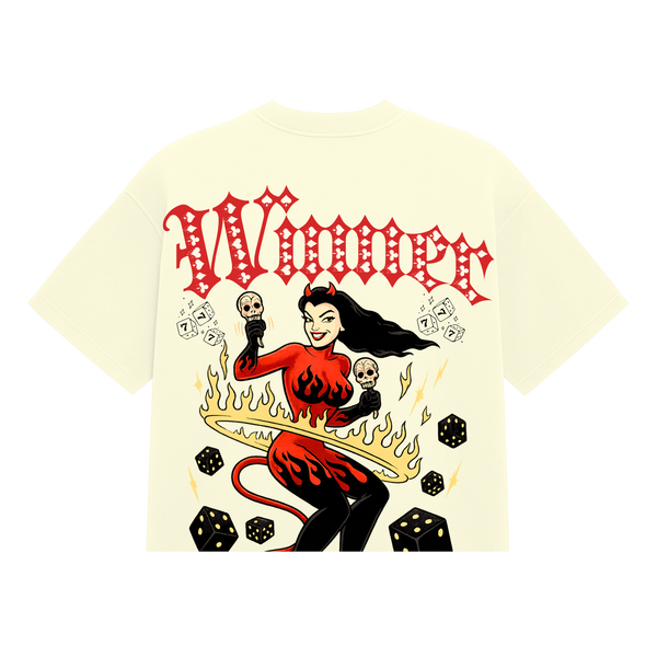 Winner Premium Boxy Crop T-Shirt