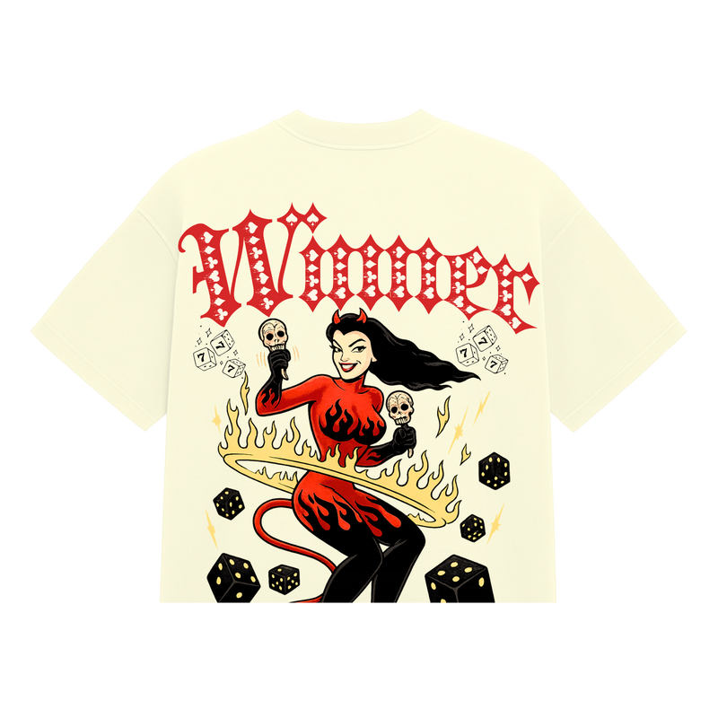 Winner Premium Boxy Crop T-Shirt