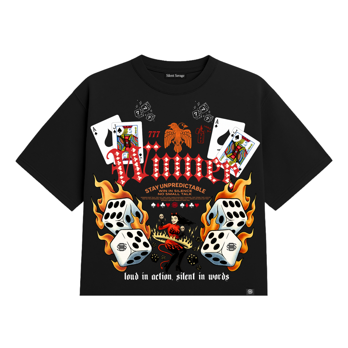 Winner Premium Boxy Crop T-Shirt