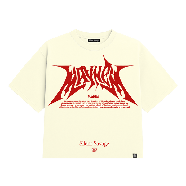 Mayhem Premium Boxy Crop T-Shirt
