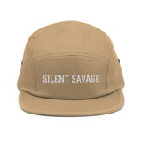 Silent Savage Brand - Five panel cap (tan/white)