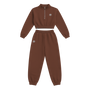Silent Savage Polar Fleece Crop Zip Set