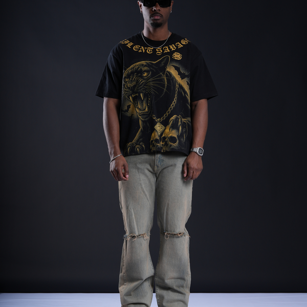 Stealth - Premium Boxy Crop T-Shirt
