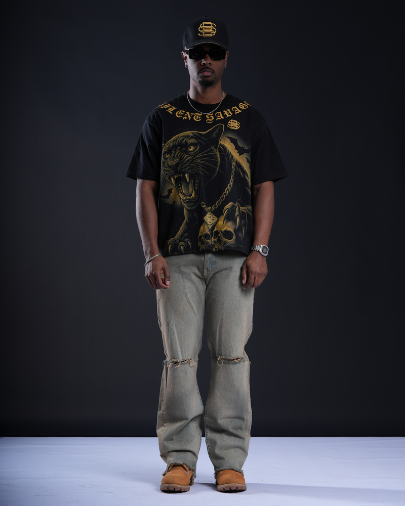 Stealth - Premium Boxy Crop T-Shirt