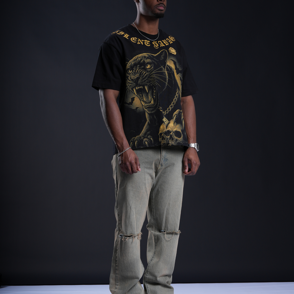 Stealth - Premium Boxy Crop T-Shirt