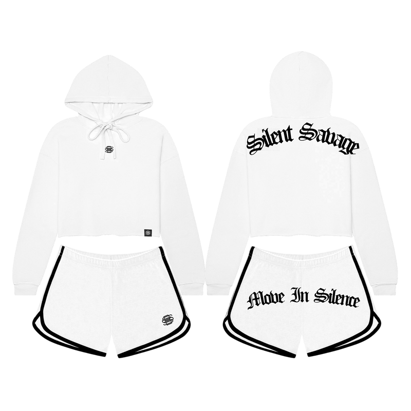 SSB Crop Hoodie Set