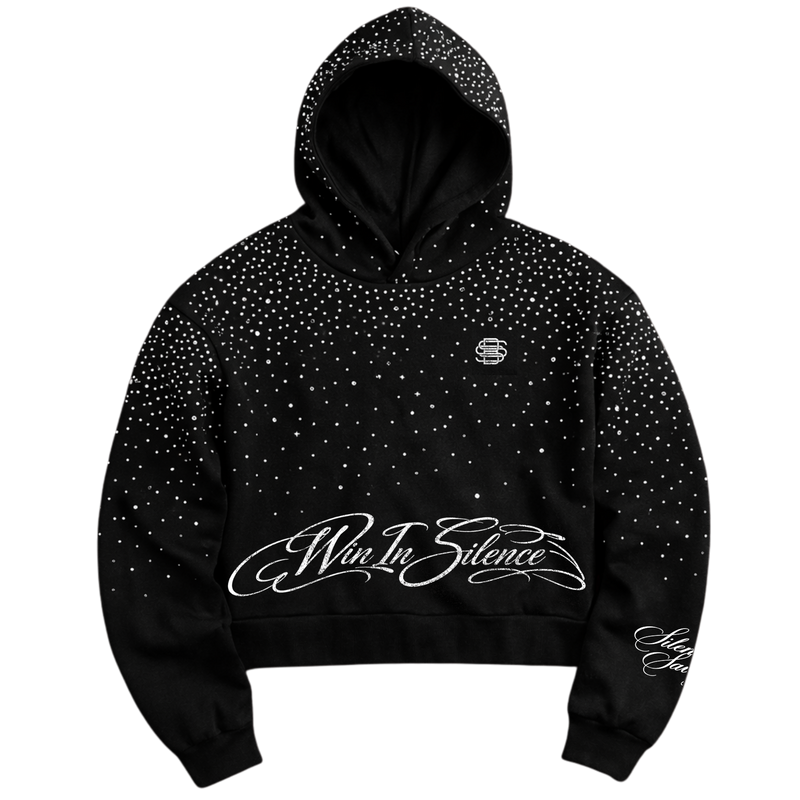 Made In Silence Rhinestone Hoodie