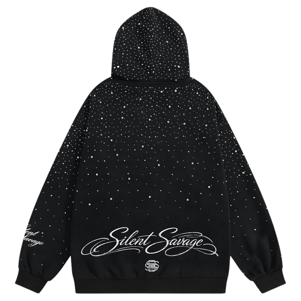 Made In Silence Rhinestone Hoodie