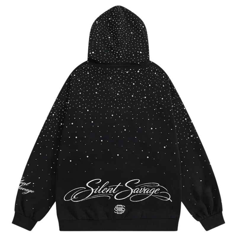 Made In Silence Rhinestone Hoodie