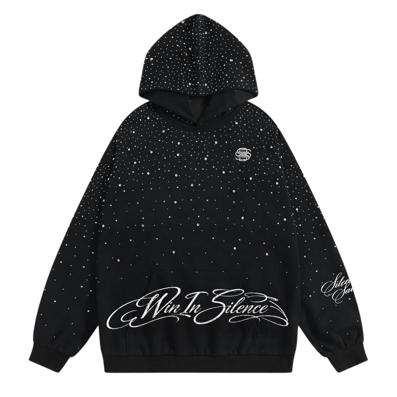 Made In Silence Rhinestone Hoodie