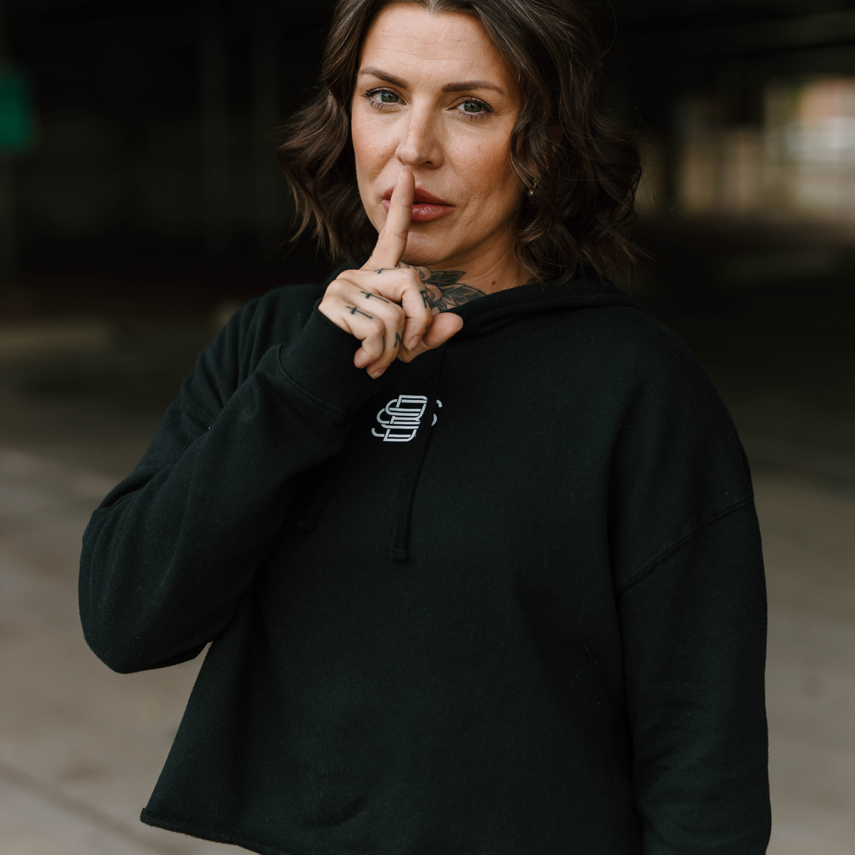 SSB Crop Hoodie Set
