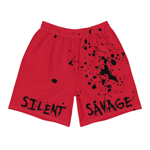 Silent Savage Brand - Grafitti Fusion shorts (red)