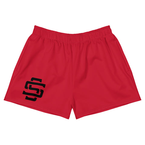 Silent Savage X Hannah - Athletic Shorts (red/blk)