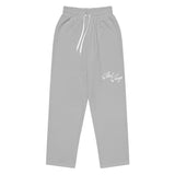 Silent Savage Brand - Wide-leg joggers (gray/wht)