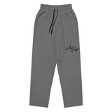 Silent Savage Brand - Wide-leg joggers (grey/wht)