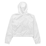 Silent Savage Brand - Women’s cropped windbreaker (wht)