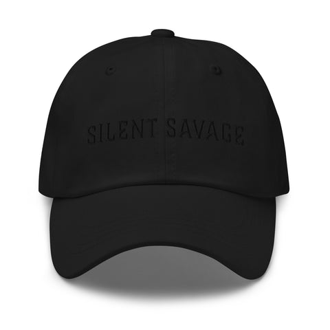 Silent Savage Brand - Dad hat (blk/blk)