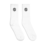 Silent Savage Brand - Logo socks (wht)