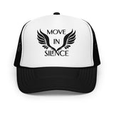 Silent Savage Brand - Move In Silence foam trucker hat (blk/wht)