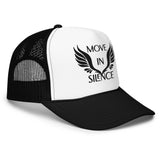 Silent Savage Brand - Move In Silence foam trucker hat (blk/wht)