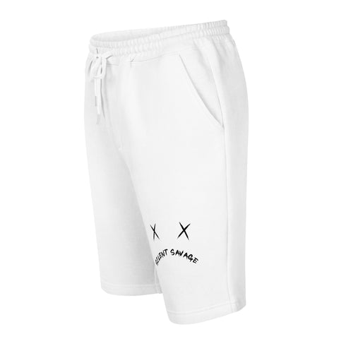 Silent Savage Brand - Emoji fleece shorts