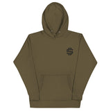 Silent Savage Brand - Embroidered logo hoodie (military grn)