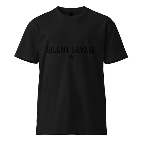 Silent Savage Brand - Signature Logo t-shirt (blk/blk)