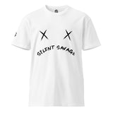 Silent Savage Brand - Emoji t-shirt (wht)